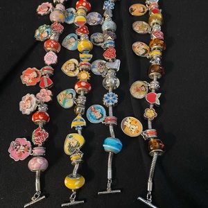 Betty Boop and glass bead season bracelets